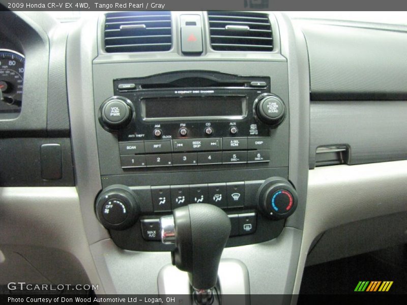 Tango Red Pearl / Gray 2009 Honda CR-V EX 4WD