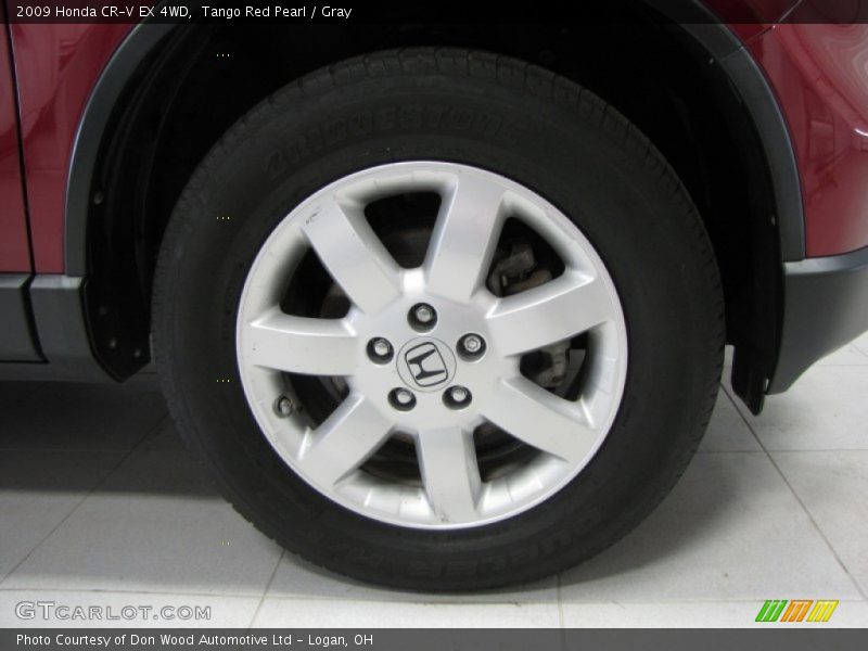 Tango Red Pearl / Gray 2009 Honda CR-V EX 4WD