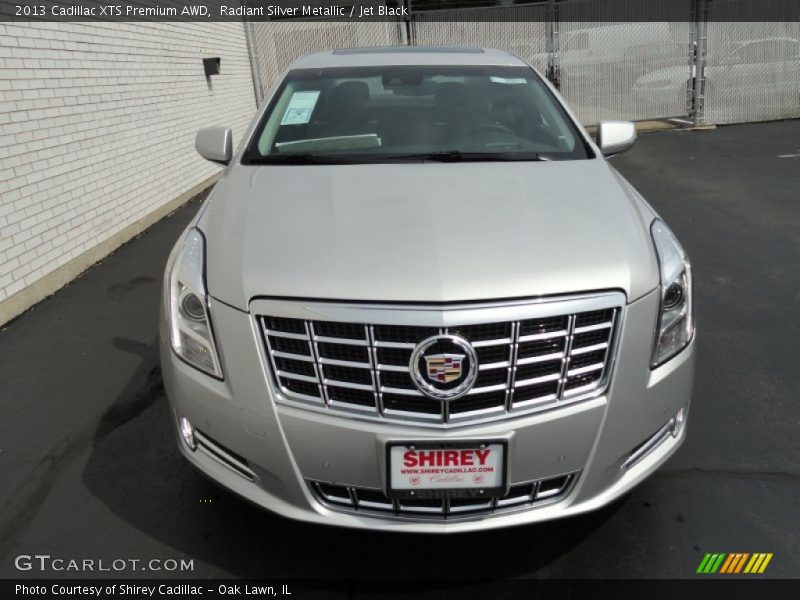 Radiant Silver Metallic / Jet Black 2013 Cadillac XTS Premium AWD