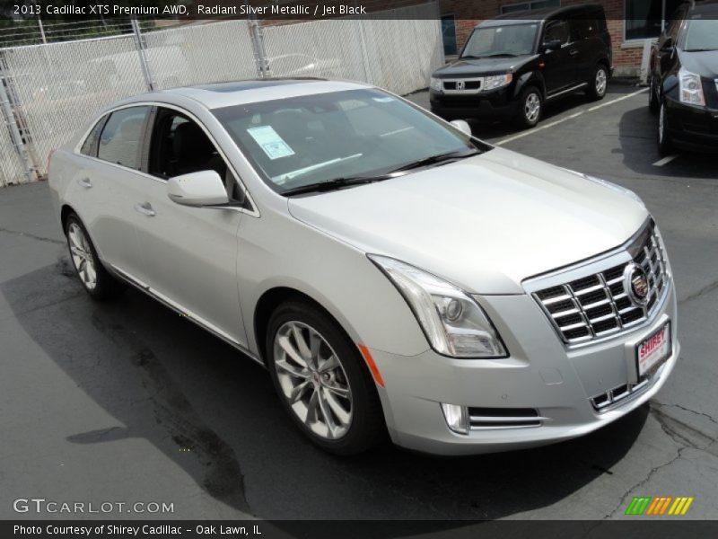 Radiant Silver Metallic / Jet Black 2013 Cadillac XTS Premium AWD
