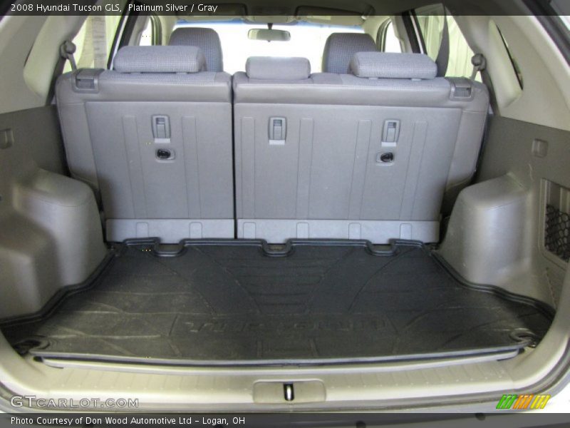 Platinum Silver / Gray 2008 Hyundai Tucson GLS