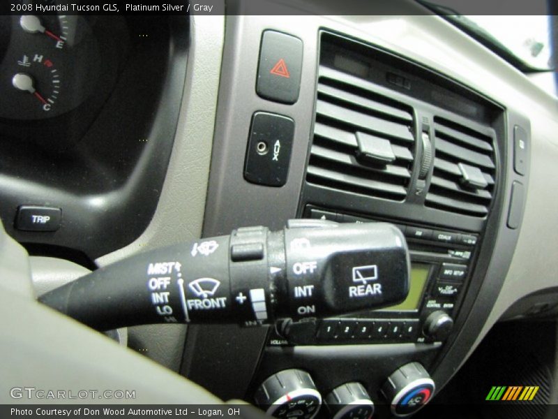 Platinum Silver / Gray 2008 Hyundai Tucson GLS