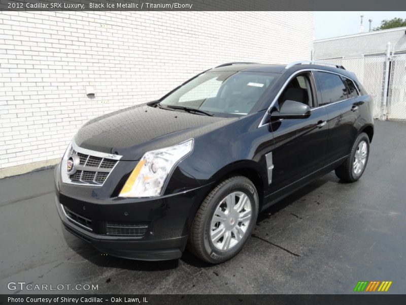 Black Ice Metallic / Titanium/Ebony 2012 Cadillac SRX Luxury