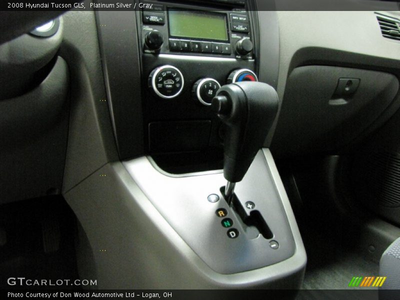 Platinum Silver / Gray 2008 Hyundai Tucson GLS
