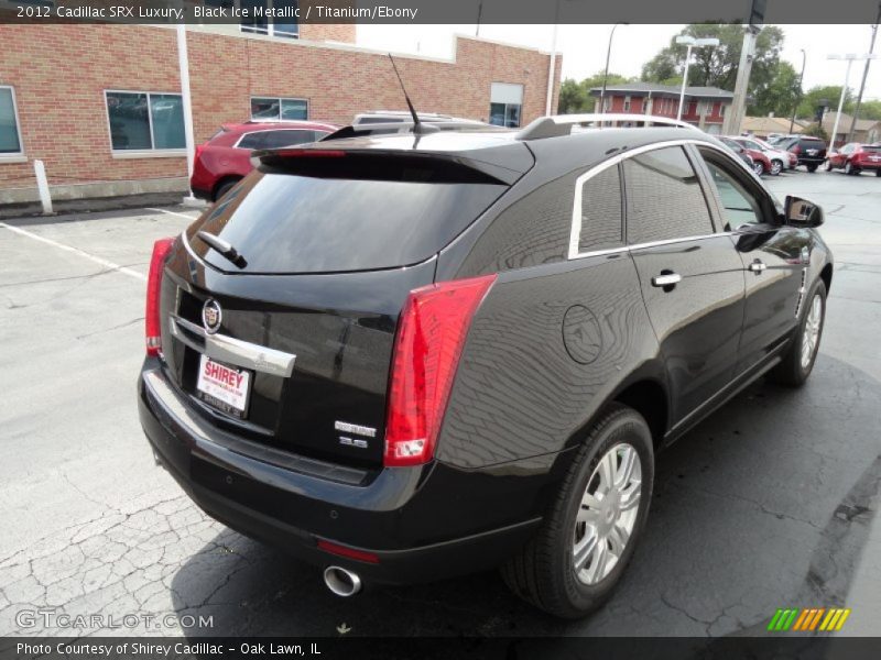 Black Ice Metallic / Titanium/Ebony 2012 Cadillac SRX Luxury