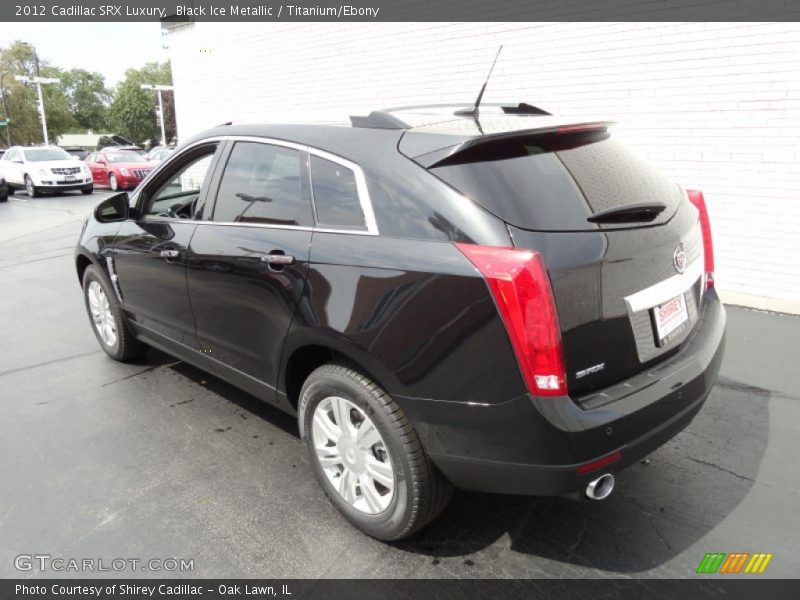 Black Ice Metallic / Titanium/Ebony 2012 Cadillac SRX Luxury