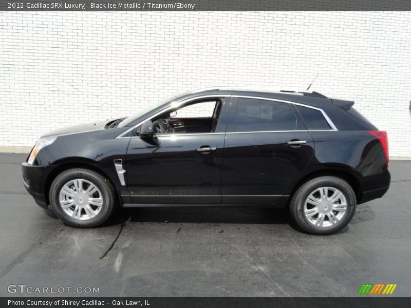 Black Ice Metallic / Titanium/Ebony 2012 Cadillac SRX Luxury