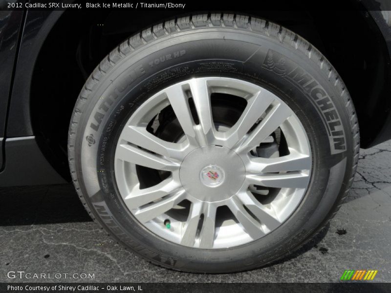 Black Ice Metallic / Titanium/Ebony 2012 Cadillac SRX Luxury