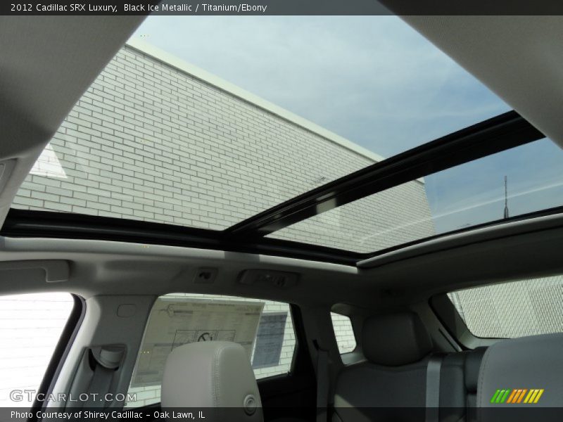 Black Ice Metallic / Titanium/Ebony 2012 Cadillac SRX Luxury