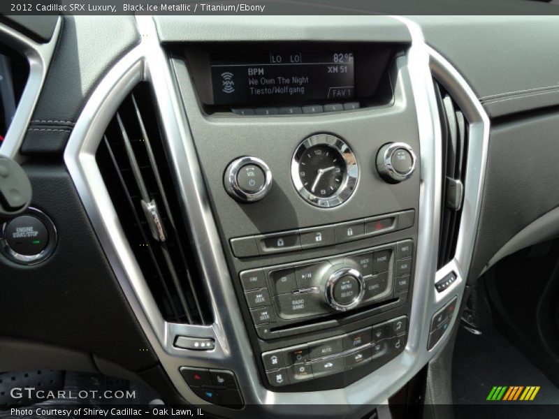 Black Ice Metallic / Titanium/Ebony 2012 Cadillac SRX Luxury