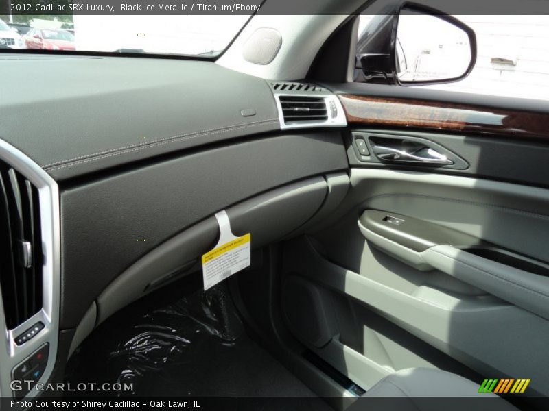 Black Ice Metallic / Titanium/Ebony 2012 Cadillac SRX Luxury