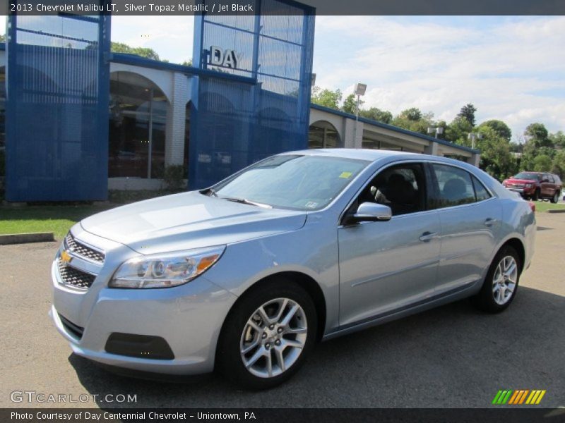 Silver Topaz Metallic / Jet Black 2013 Chevrolet Malibu LT