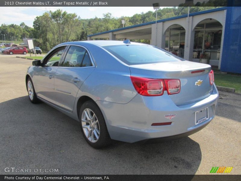 Silver Topaz Metallic / Jet Black 2013 Chevrolet Malibu LT