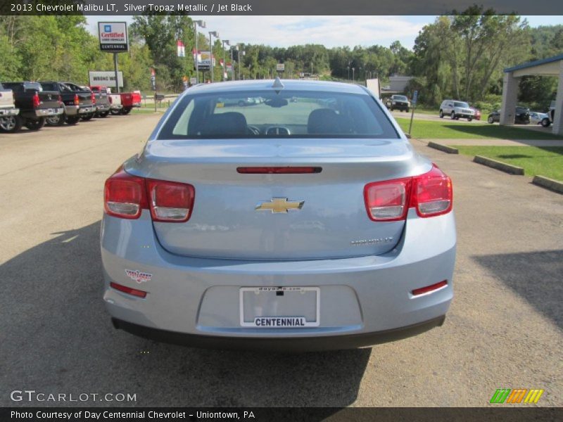 Silver Topaz Metallic / Jet Black 2013 Chevrolet Malibu LT