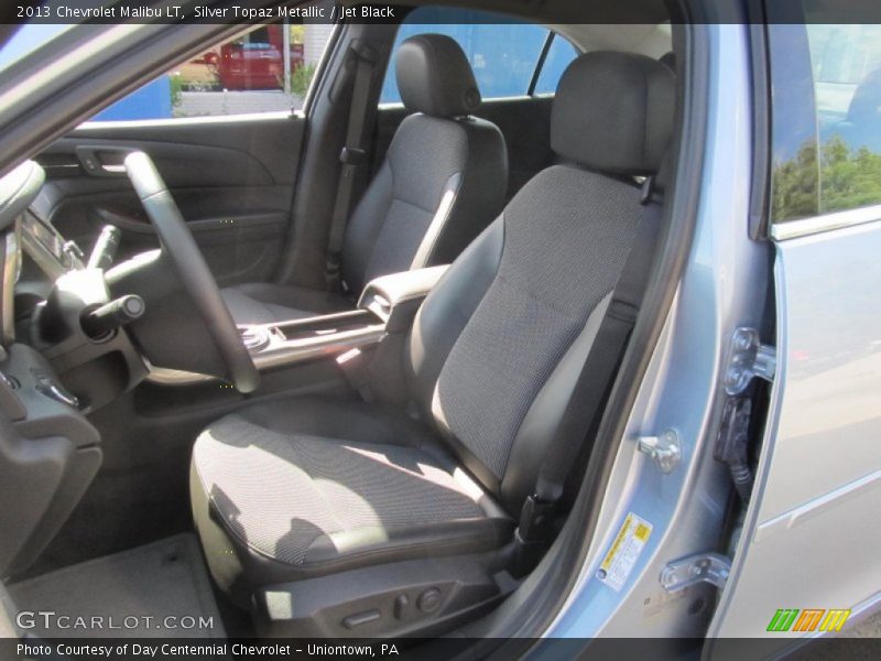 Silver Topaz Metallic / Jet Black 2013 Chevrolet Malibu LT