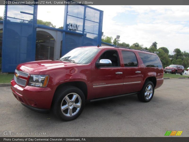 Crystal Red Tintcoat / Ebony 2013 Chevrolet Suburban LTZ 4x4