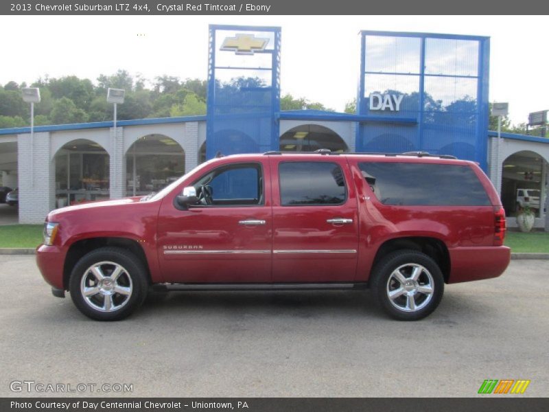 Crystal Red Tintcoat / Ebony 2013 Chevrolet Suburban LTZ 4x4