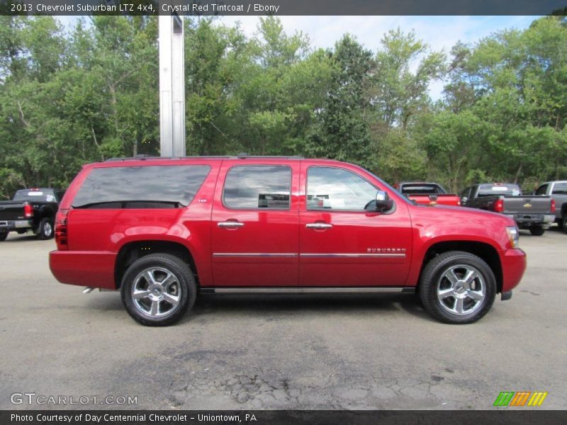 Crystal Red Tintcoat / Ebony 2013 Chevrolet Suburban LTZ 4x4