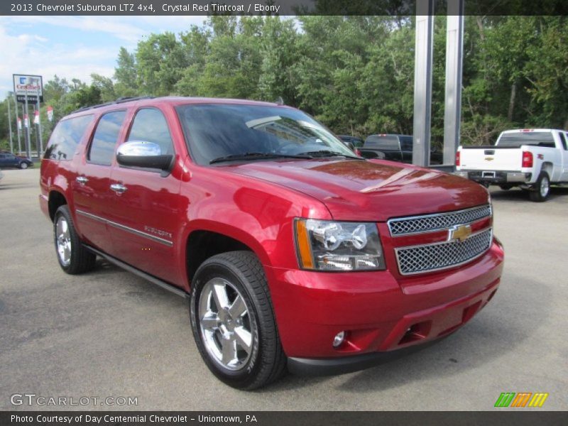 Crystal Red Tintcoat / Ebony 2013 Chevrolet Suburban LTZ 4x4