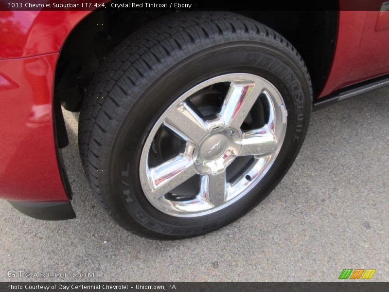 Crystal Red Tintcoat / Ebony 2013 Chevrolet Suburban LTZ 4x4