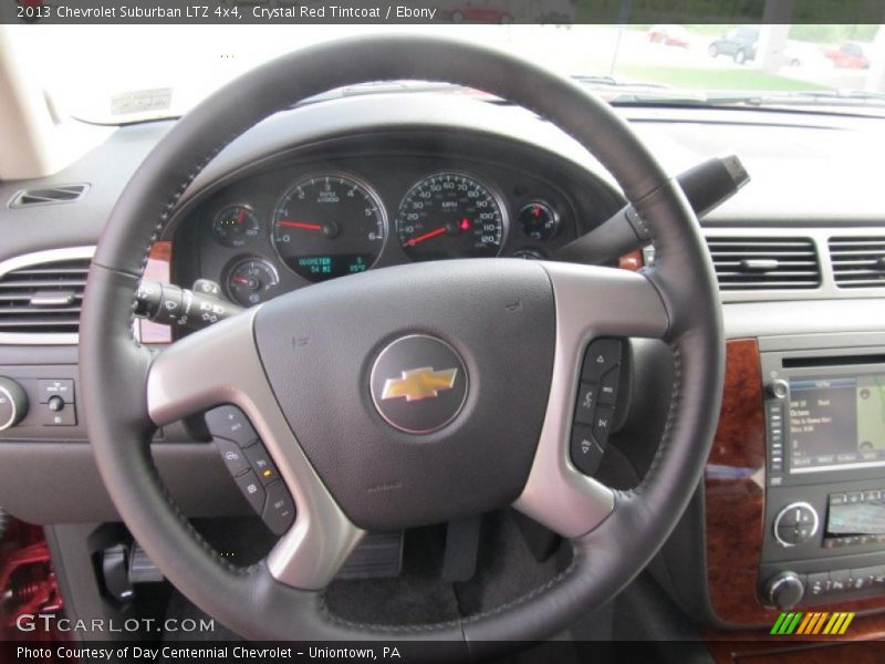 Crystal Red Tintcoat / Ebony 2013 Chevrolet Suburban LTZ 4x4