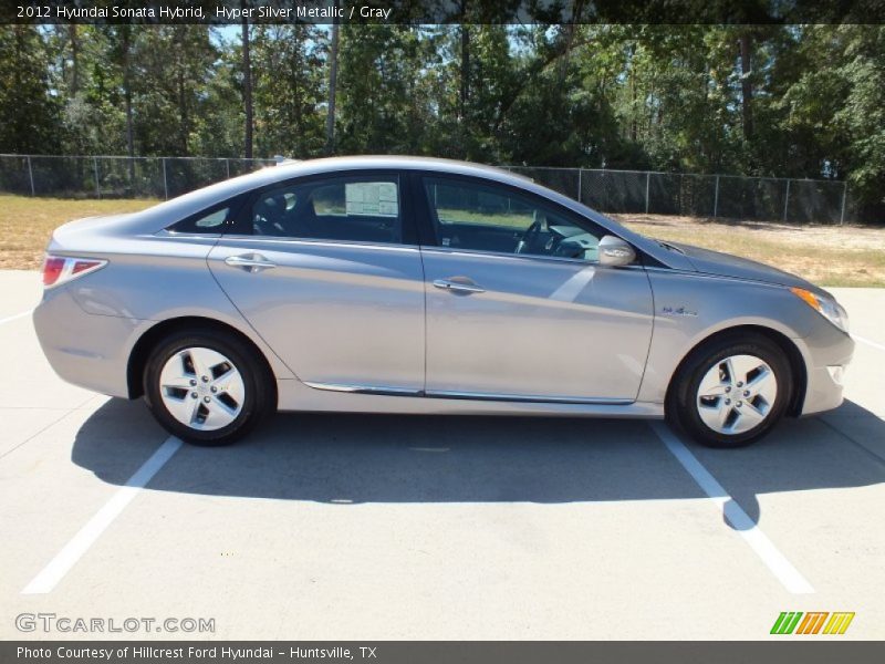 Hyper Silver Metallic / Gray 2012 Hyundai Sonata Hybrid