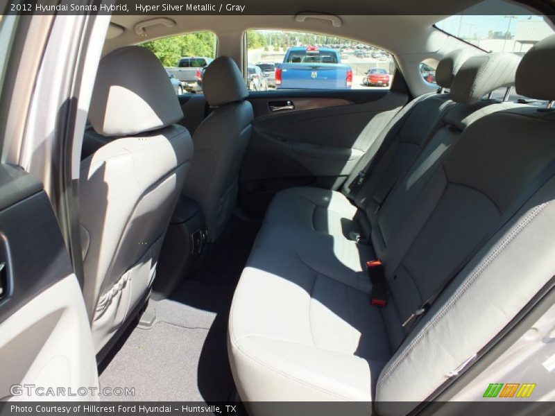Hyper Silver Metallic / Gray 2012 Hyundai Sonata Hybrid