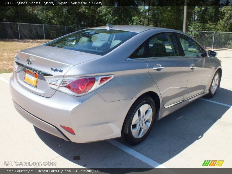 Hyper Silver Metallic / Gray 2012 Hyundai Sonata Hybrid