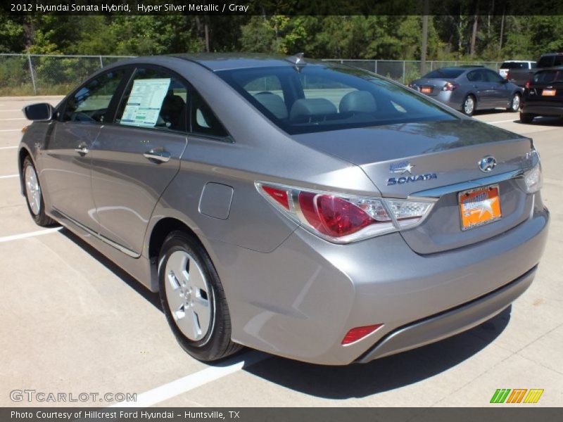 Hyper Silver Metallic / Gray 2012 Hyundai Sonata Hybrid