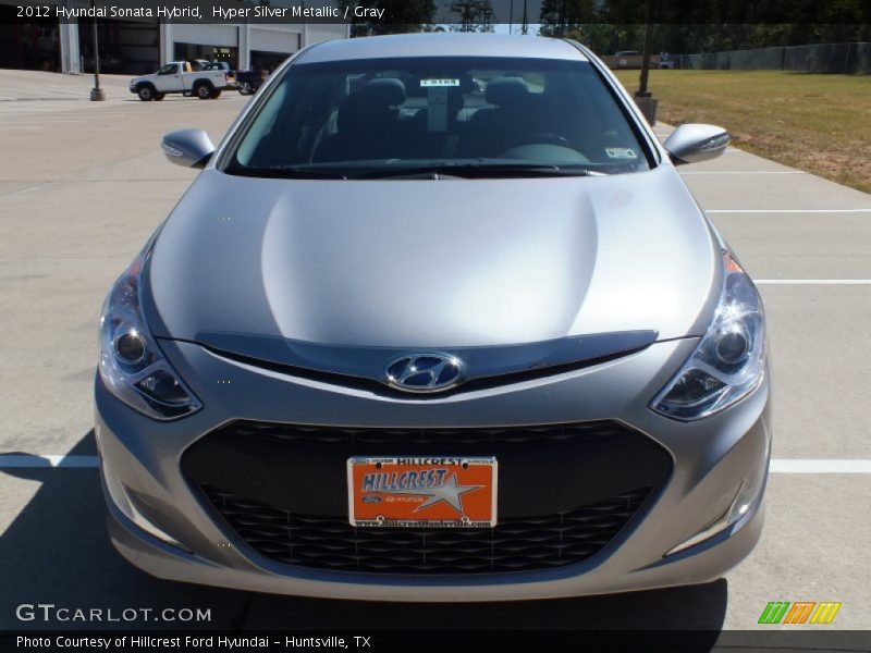 Hyper Silver Metallic / Gray 2012 Hyundai Sonata Hybrid