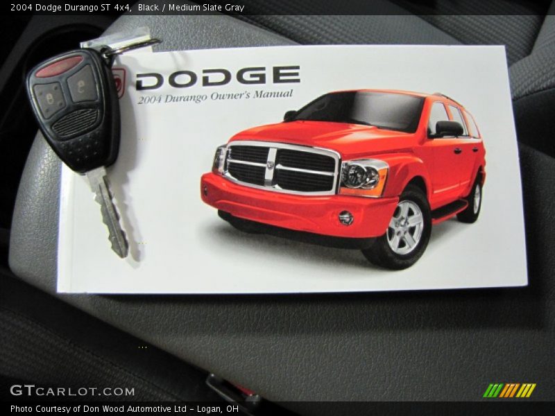 Black / Medium Slate Gray 2004 Dodge Durango ST 4x4