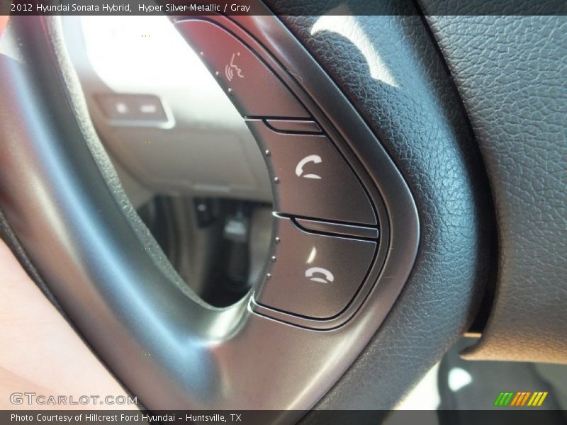 Hyper Silver Metallic / Gray 2012 Hyundai Sonata Hybrid