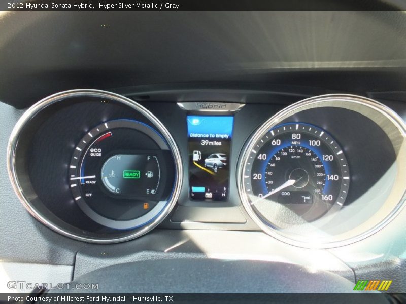 Hyper Silver Metallic / Gray 2012 Hyundai Sonata Hybrid