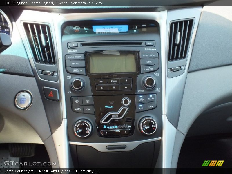 Hyper Silver Metallic / Gray 2012 Hyundai Sonata Hybrid