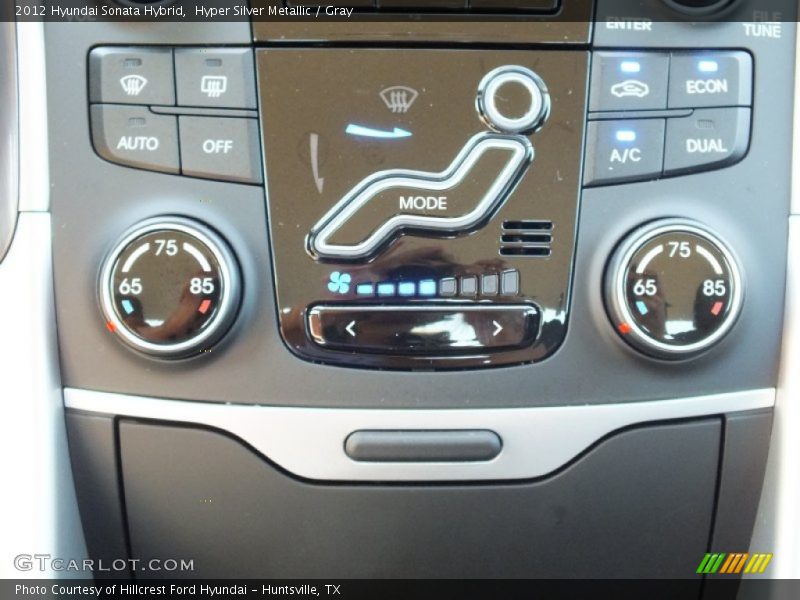 Hyper Silver Metallic / Gray 2012 Hyundai Sonata Hybrid
