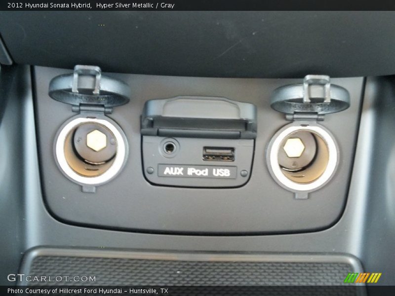 Hyper Silver Metallic / Gray 2012 Hyundai Sonata Hybrid