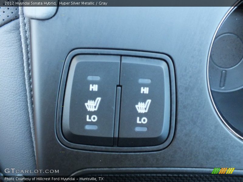 Hyper Silver Metallic / Gray 2012 Hyundai Sonata Hybrid
