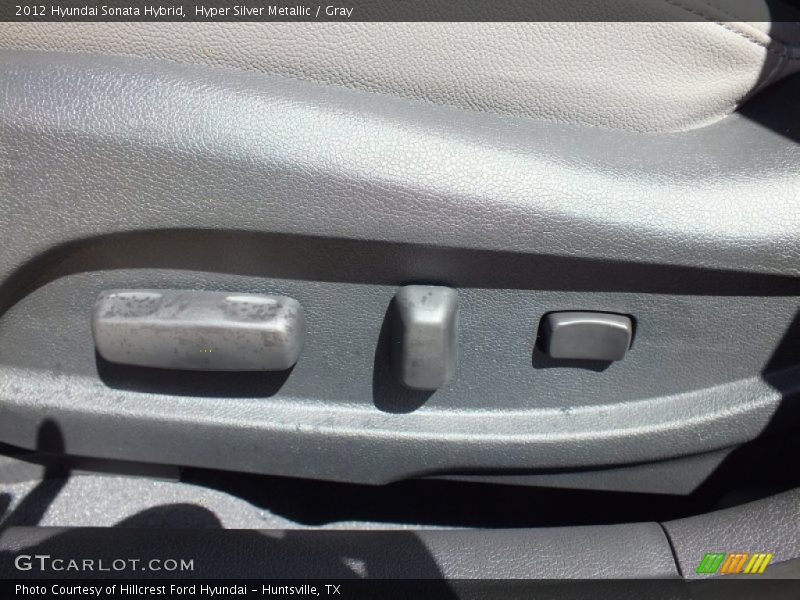 Hyper Silver Metallic / Gray 2012 Hyundai Sonata Hybrid