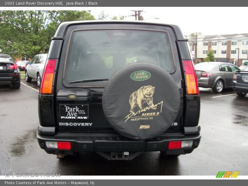 Java Black / Black 2003 Land Rover Discovery HSE