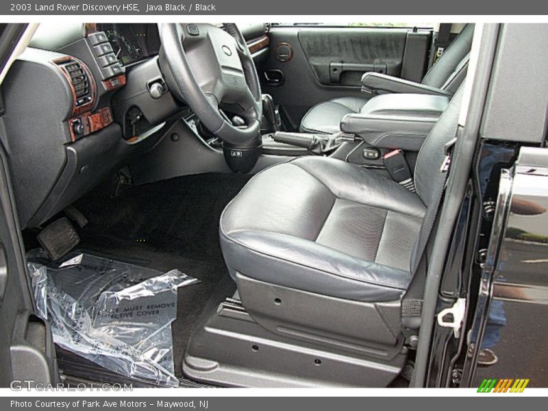 Java Black / Black 2003 Land Rover Discovery HSE