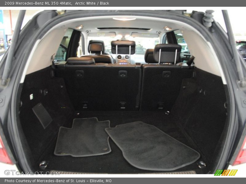 Arctic White / Black 2009 Mercedes-Benz ML 350 4Matic