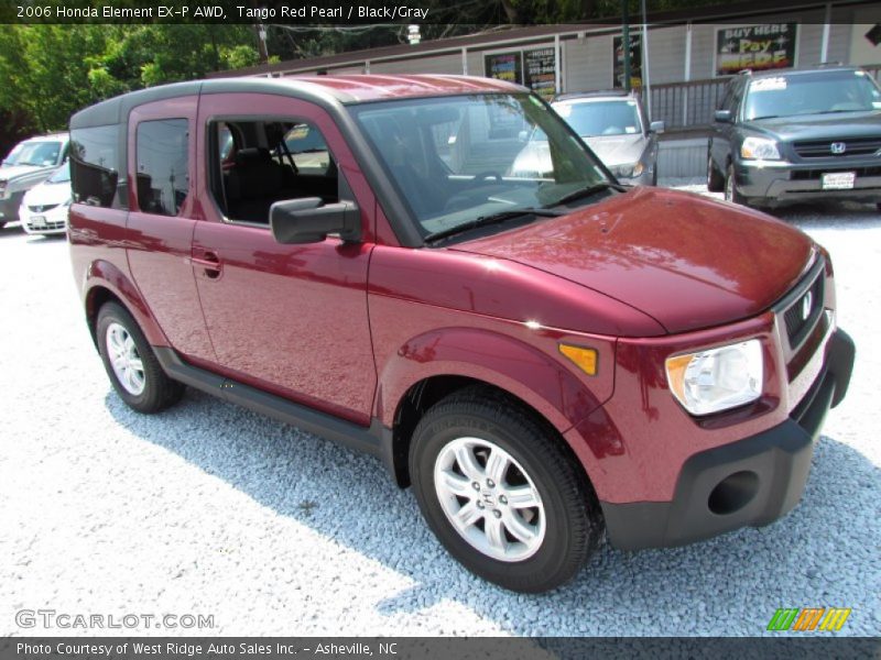 Tango Red Pearl / Black/Gray 2006 Honda Element EX-P AWD