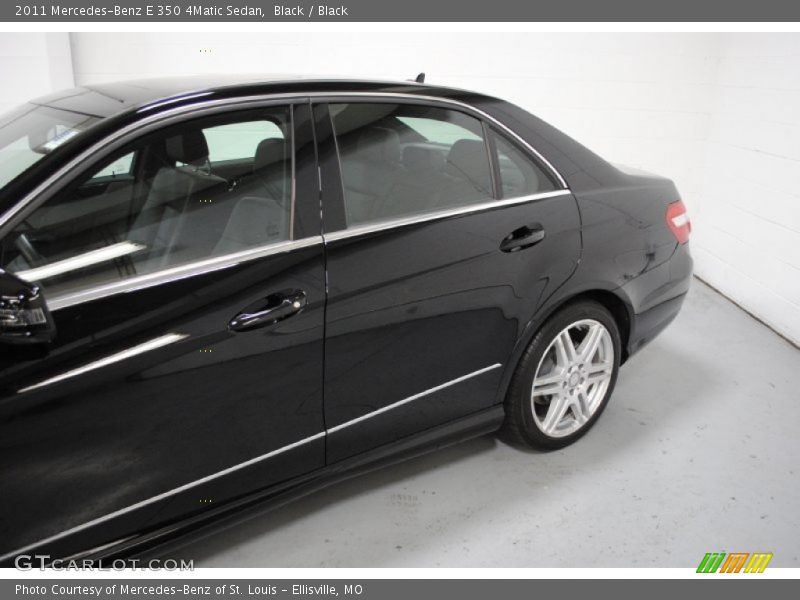 Black / Black 2011 Mercedes-Benz E 350 4Matic Sedan
