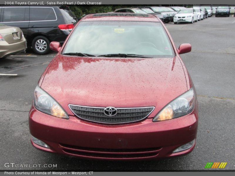 Salsa Red Pearl / Dark Charcoal 2004 Toyota Camry LE