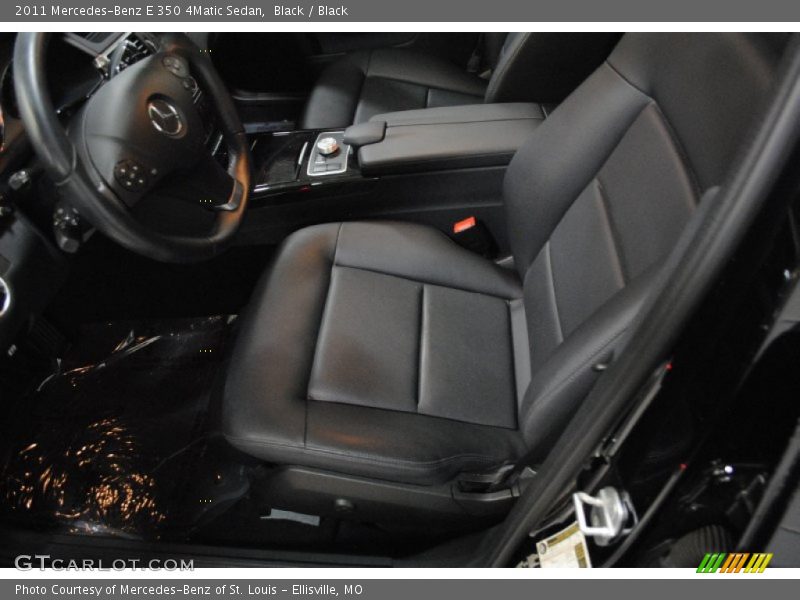 Black / Black 2011 Mercedes-Benz E 350 4Matic Sedan