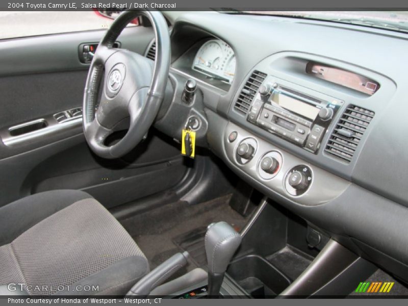 Salsa Red Pearl / Dark Charcoal 2004 Toyota Camry LE