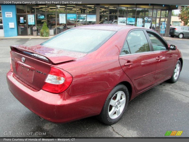 Salsa Red Pearl / Dark Charcoal 2004 Toyota Camry LE