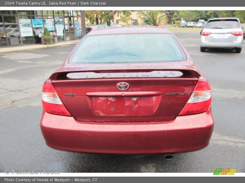 Salsa Red Pearl / Dark Charcoal 2004 Toyota Camry LE