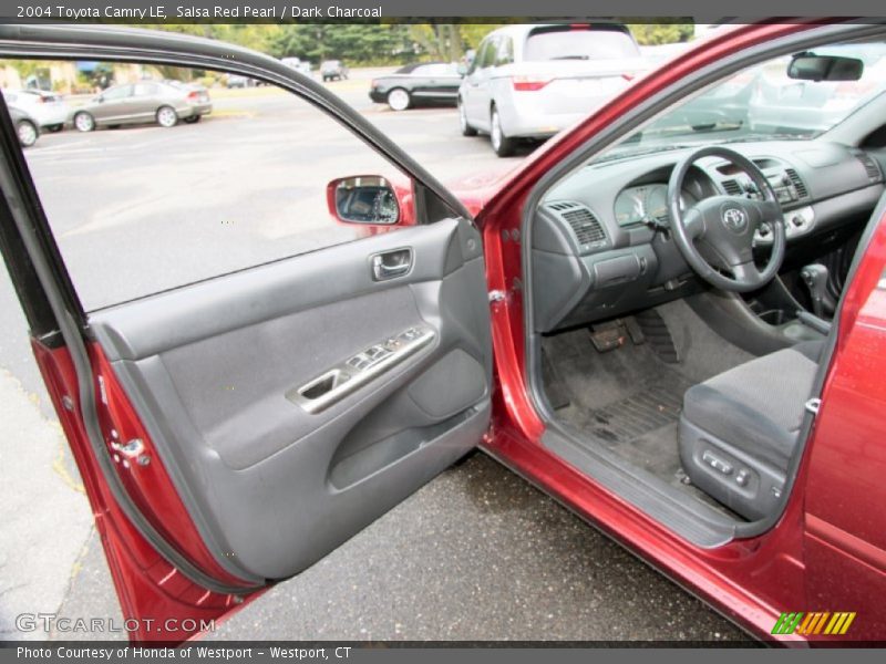 Salsa Red Pearl / Dark Charcoal 2004 Toyota Camry LE