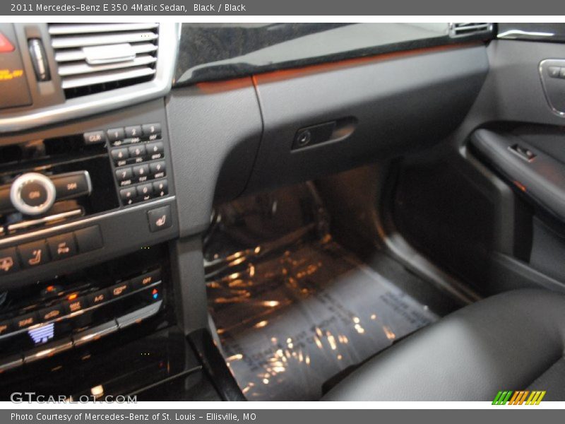 Black / Black 2011 Mercedes-Benz E 350 4Matic Sedan